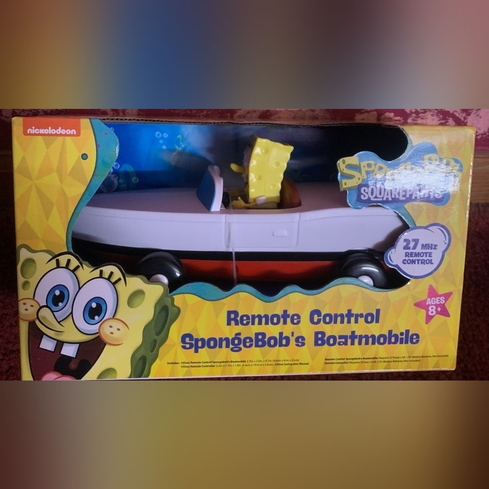 SpongeBob SquarePants Boatmobile Remote Control RC